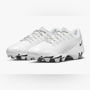 Nike Vapor Edge Shark Pro Football Cleats White Black DQ5114-100 Men's